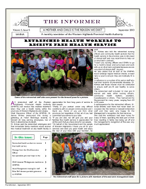 WHPHA News September 2013 issue
