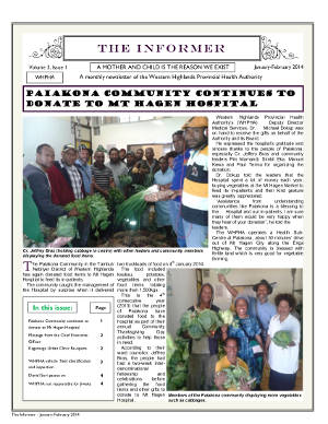 WHPHA News January-February 2014 issue