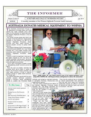 WHPHA News July 2014 issue (thumbnail)