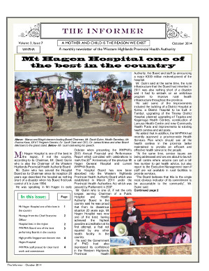 THE INFORMER – October 2014