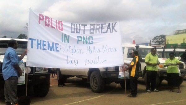 Polio awareness in Western Highlands Province