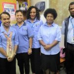 Brian Bell staff donate blood to Mt Hagen Hospital