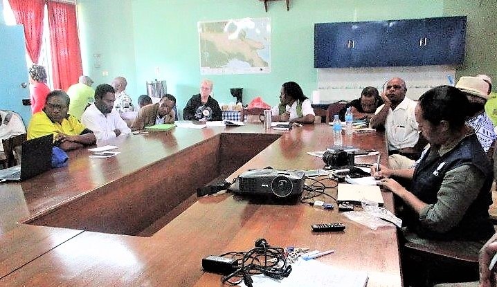 Stakeholders during the partners meeting on polio.