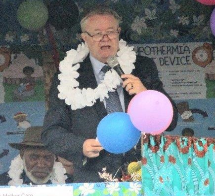 UNICEF Country Representative, David McLoughlin addressing the crowd.