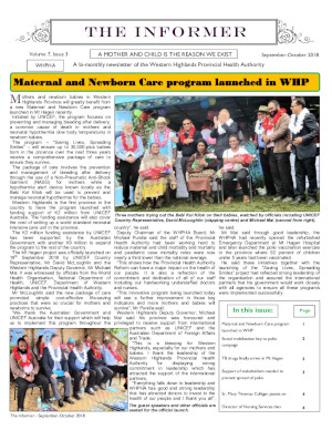 THE INFORMER - September-October 2018