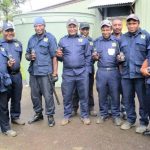 Hand held two-way radios for security guards