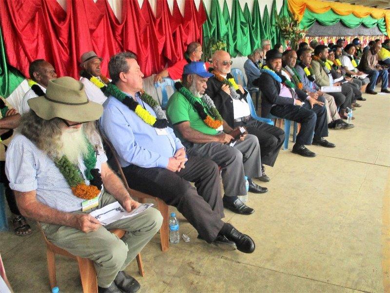 The guests are seated for the occasion.