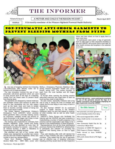 THE INFORMER - March-April 2019
