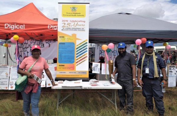 WHPHA Promotes Healthy Living at Mt Hagen Show