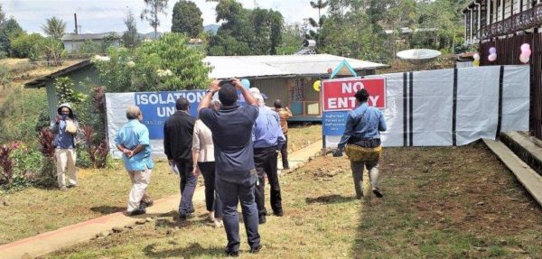 New Isolation Unit at Mt Hagen Hospital opened