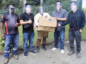 Filipino Community in Hagen donates face shields
