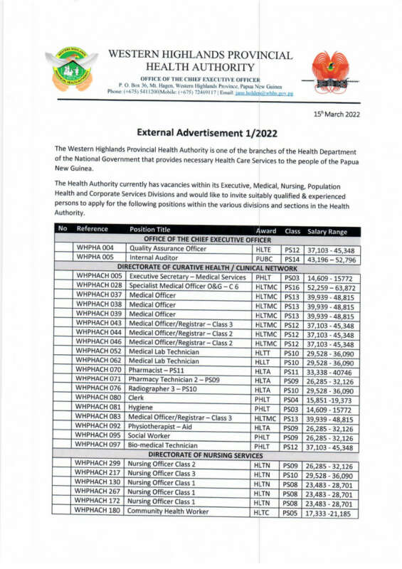 External Advert 2022