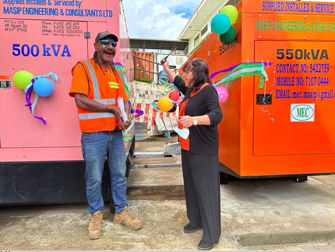 Commissioning of 550KVA Generator and Southern Cross Water Pumps for Mt Hagen Hospital