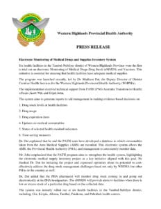 Electronic monitoring of medical drugs supplies