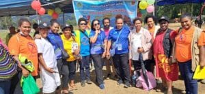 The WHPHA Health Team pose for a group photo after raising awareness for World Malaria Day and World Immunization Week