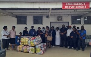 The Royal Papua New Guinea Constabulary and PNG-Australian Policing Partners Donation