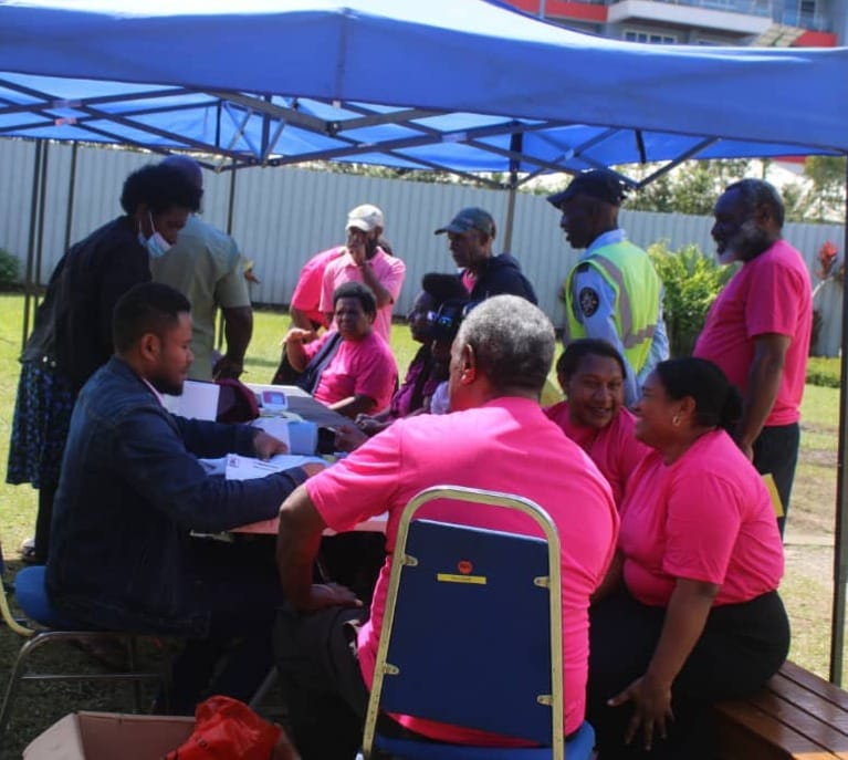Dr Adiunegiya and the public health team are doing Wellness checks