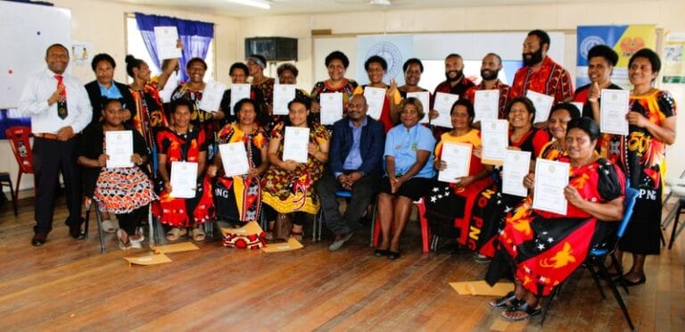 Group photo of all 22 participants after two weeks of attending the Records Management Course