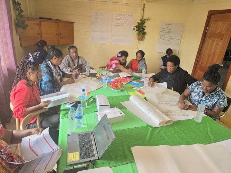 Clinicians focused during the Cervical Cancer Workshop at Kimininga Hotel.