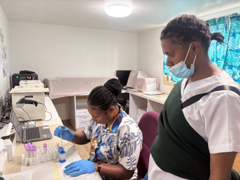 Practical learning at WHPHA’s Cervical Cancer Clinic